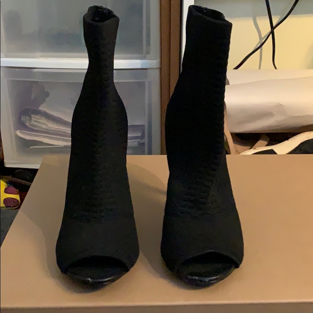 Open-Toe Booties - image 1